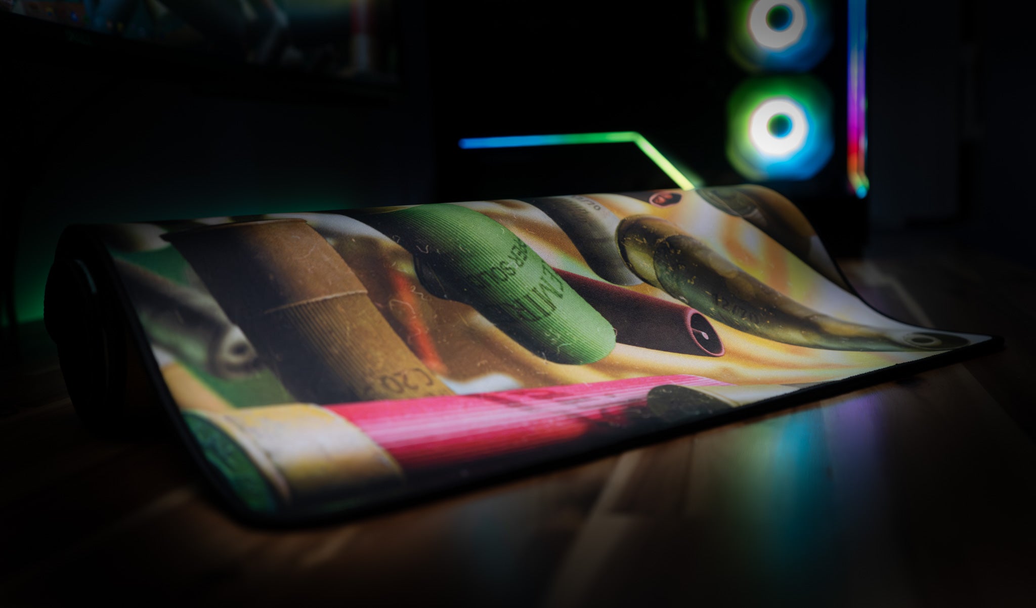 JesseKazam “Shells” XL Gaming Desk Mat – Limited Edition