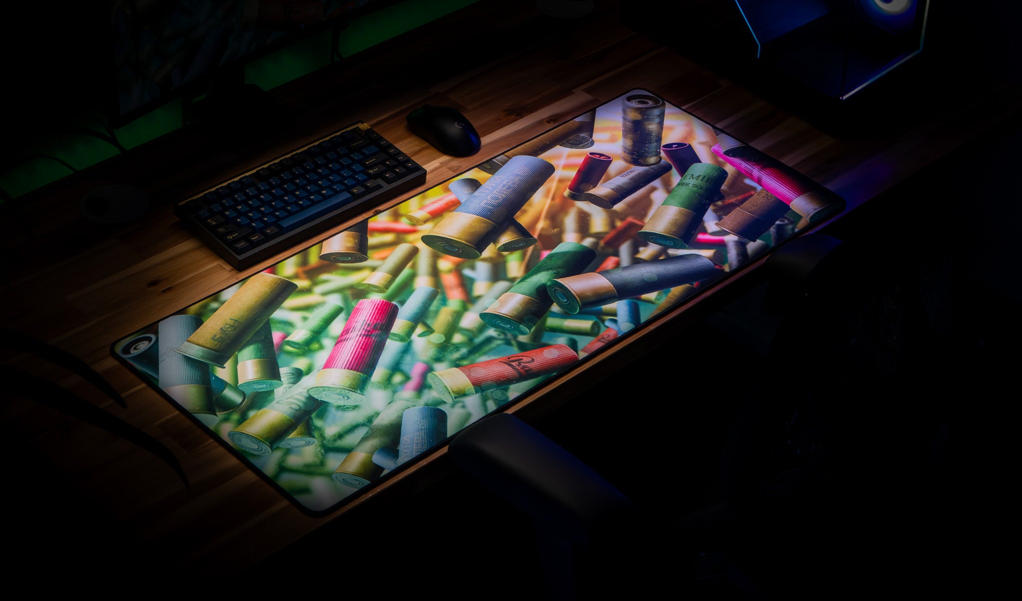 JesseKazam “Shells” XL Gaming Desk Mat – Limited Edition