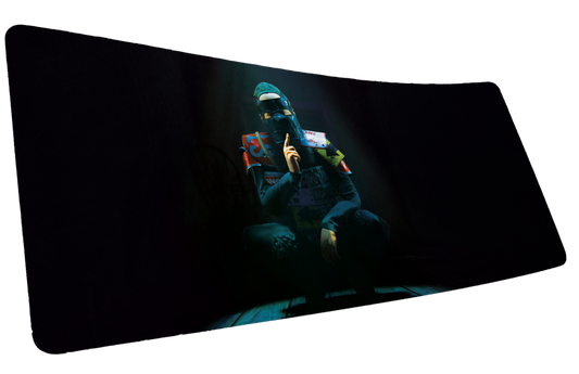 "Shh" Rust XL gaming deskmat — Epic Desk