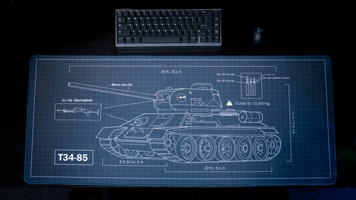 "T-34 Schematic" — Jimarkus Deskmat
