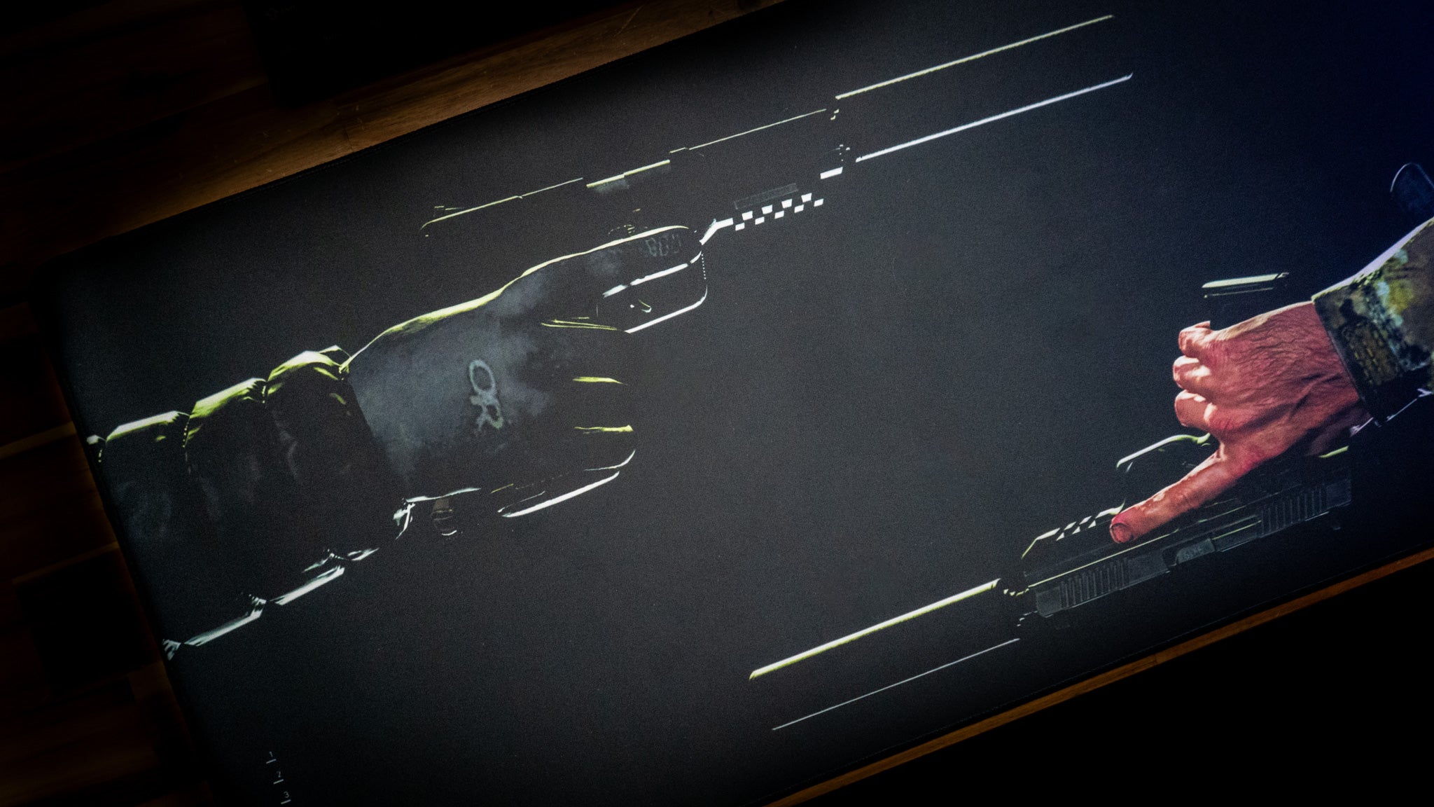 JesseKazam “Standoff” XL Gaming Desk Mat – Limited Edition