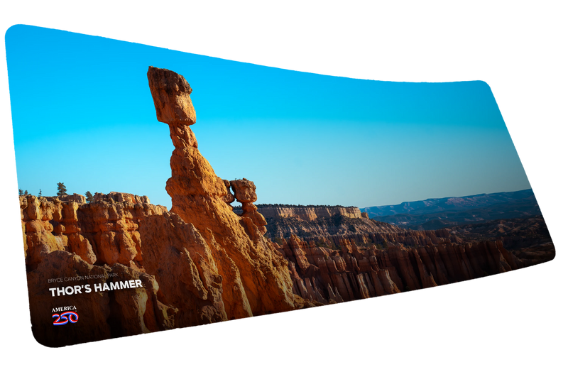 "Thor's Hammer" America 250 XL gaming deskmat — Epic Desk
