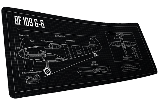"Wings of Steel" Bitt3rSteel XL gaming deskmat — Epic Desk