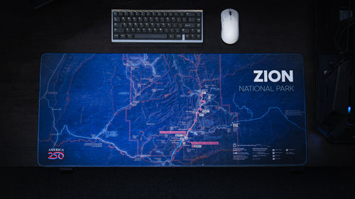 "Map of Zion" — America 250 Deskmat