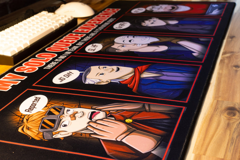 **RETIRED** Limited Edition - "Rav - My Solo Queue Experience" Creator Deskmat - Epic Desk
