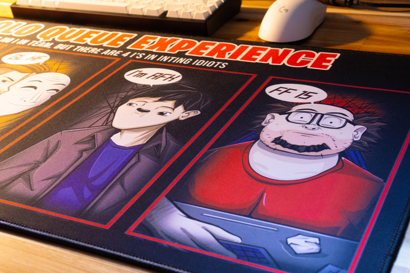 **RETIRED** Limited Edition - "Rav - My Solo Queue Experience" Creator Deskmat - Epic Desk