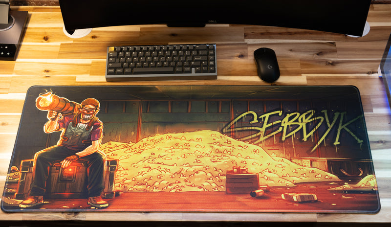 "SebbyK" SebbyK XL gaming deskmat — Epic Desk
