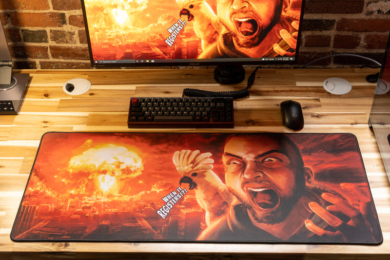 "Inner Rage" Odablock XL gaming deskmat — Epic Desk