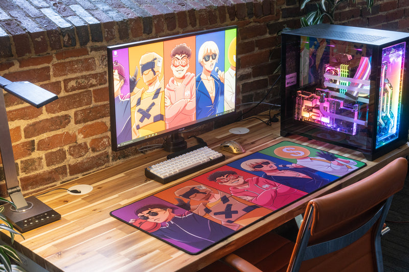 **RETIRED** Limited Edition - "Macro - The Noobs" Creator Collaboration Deskmat - Epic Desk