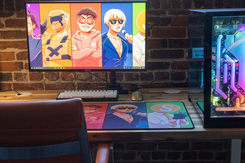 **RETIRED** Limited Edition - "Macro - The Noobs" Creator Collaboration Deskmat - Epic Desk