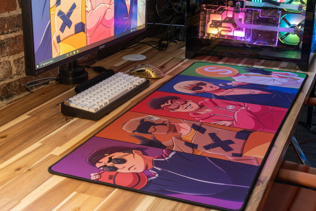 **RETIRED** Limited Edition - "Macro - The Noobs" Creator Collaboration Deskmat - Epic Desk