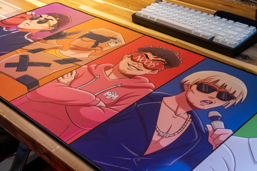 **RETIRED** Limited Edition - "Macro - The Noobs" Creator Collaboration Deskmat - Epic Desk
