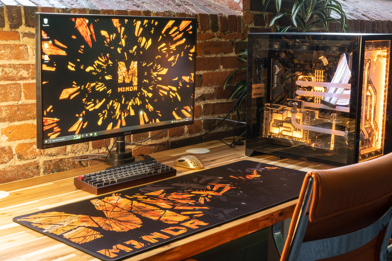 **RETIRED** Limited Edition - "M1NDR - Broken Memories" Creator Deskmat - Epic Desk
