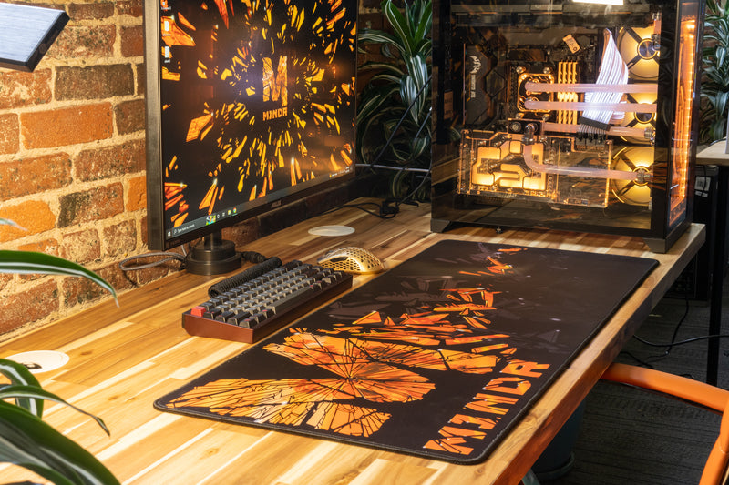 **RETIRED** Limited Edition - "M1NDR - Broken Memories" Creator Deskmat - Epic Desk