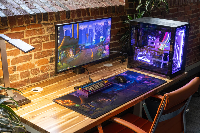 **RETIRED** Limited Edition - "Templetaps - Temple Town" Content Creator Collaboration Deskmat - Epic Desk