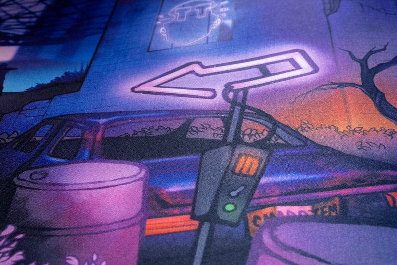 **RETIRED** Limited Edition - "Templetaps - Temple Town" Content Creator Collaboration Deskmat - Epic Desk