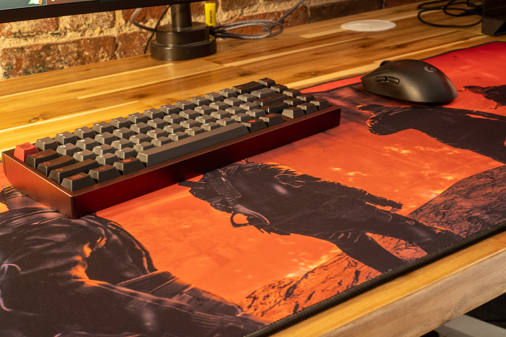 **RETIRED** Limited Edition - "SPiiCY - Burning Base" Content Creator Collaboration XL Mousepad - Epic Desk