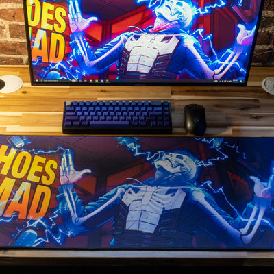 **RETIRED** Limited Edition - "PrinceVidz - HOES MAD" Content Creator Collaboration XL Mousepad - Epic Desk