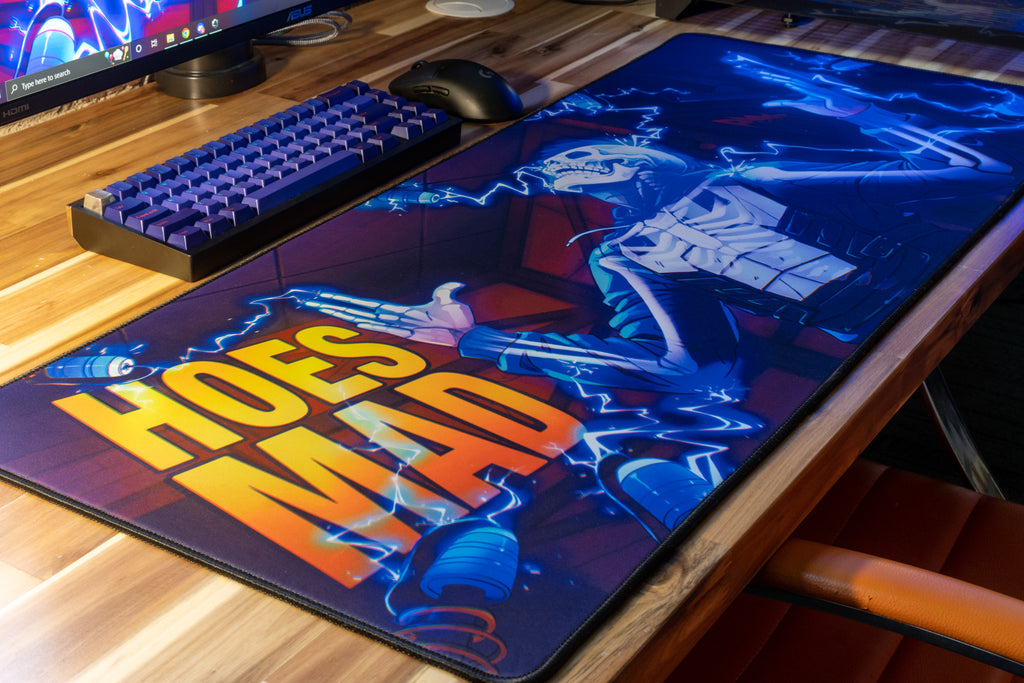 **RETIRED** Limited Edition - "PrinceVidz - HOES MAD" Content Creator Collaboration XL Mousepad - Epic Desk