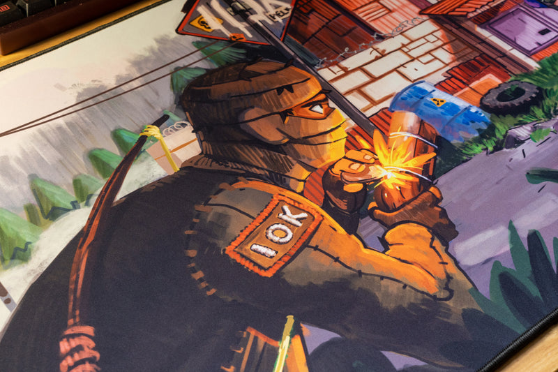 **IN PRODUCTION** Limited Edition - "IOK" Content Creator Collaboration XL Mousepad - Epic Desk