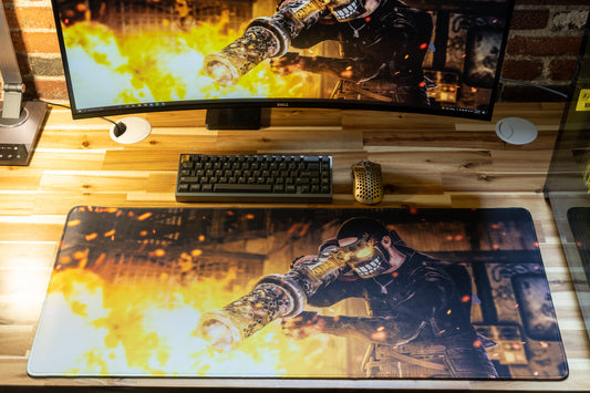 "iGxCarnage" Rust XL gaming deskmat — Epic Desk