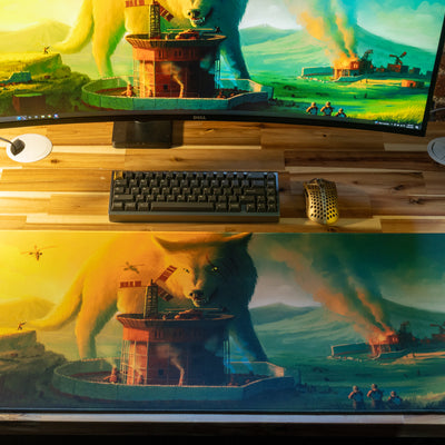 **IN PRODUCTION** Limited Edition - "Friduwulf" Content Creator Collaboration XL Mousepad - Epic Desk