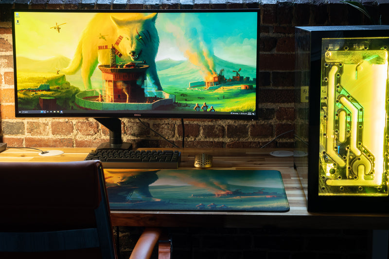**IN PRODUCTION** Limited Edition - "Friduwulf" Content Creator Collaboration XL Mousepad - Epic Desk