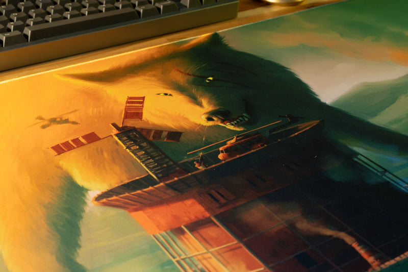 **IN PRODUCTION** Limited Edition - "Friduwulf" Content Creator Collaboration XL Mousepad - Epic Desk