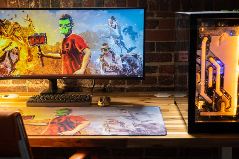 **IN PRODUCTION** Limited Edition - "Camomo_10 - THE BANHAMMER" Content Creator Collaboration XL Mousepad - Epic Desk