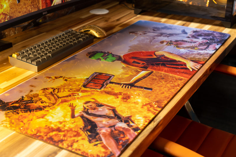 **IN PRODUCTION** Limited Edition - "Camomo_10 - THE BANHAMMER" Content Creator Collaboration XL Mousepad - Epic Desk