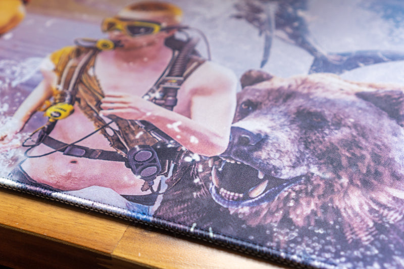 **IN PRODUCTION** Limited Edition - "Camomo_10 - THE BANHAMMER" Content Creator Collaboration XL Mousepad - Epic Desk