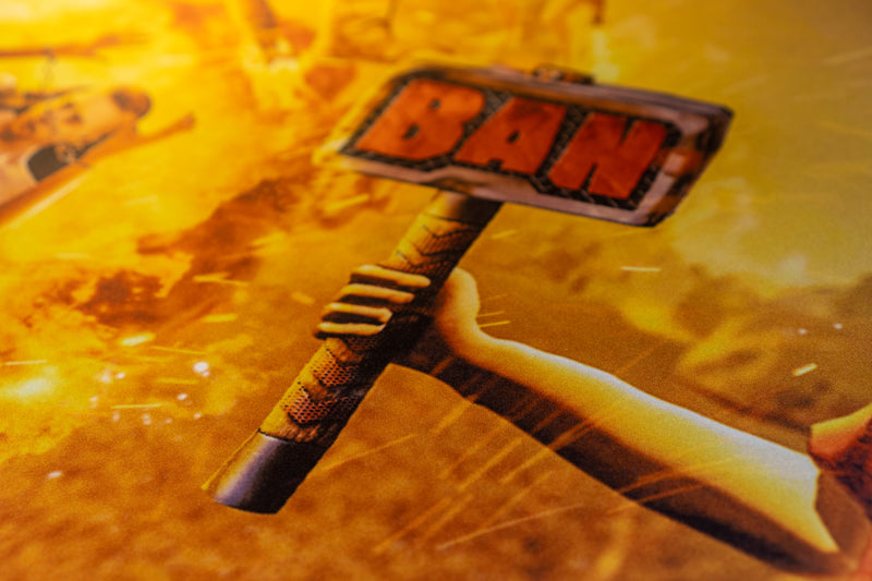 **IN PRODUCTION** Limited Edition - "Camomo_10 - THE BANHAMMER" Content Creator Collaboration XL Mousepad - Epic Desk