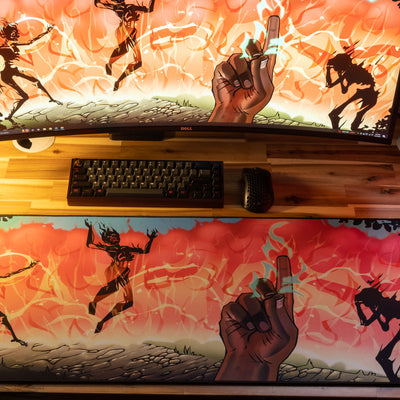 "Rawzu" Content Creator Collaboration Limited Edition XL Gaming Mouse Pad