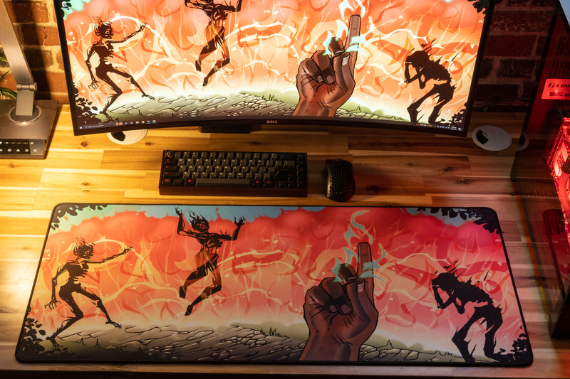 "Rawzu" smaddiem XL gaming deskmat — Epic Desk