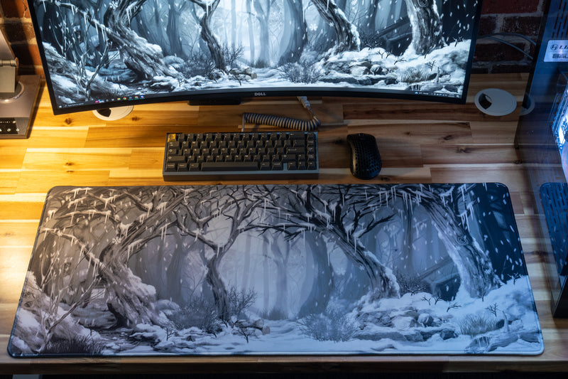 "White Serenity" Landscapes XL gaming deskmat — Epic Desk