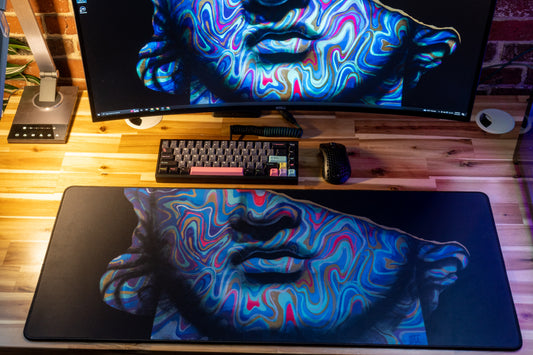 "Theocracy" Epic Desk Originals XL gaming deskmat — Epic Desk