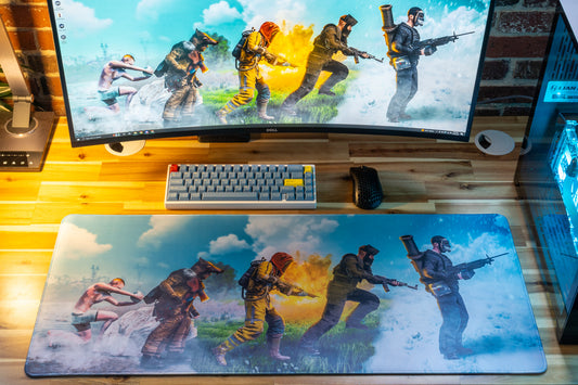 "Yexom - The Ascent of Rust" Rust XL gaming deskmat — Epic Desk