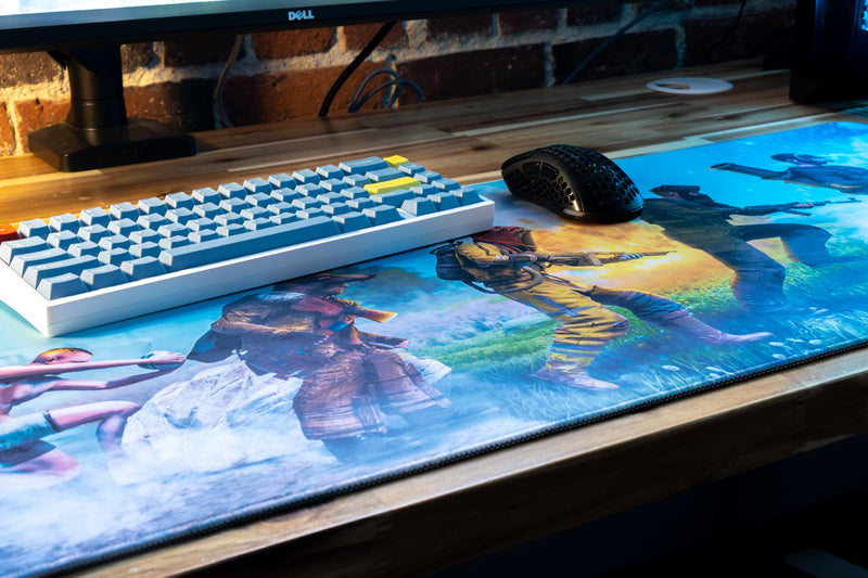 "Yexom - The Ascent of Rust" — Rust Deskmat