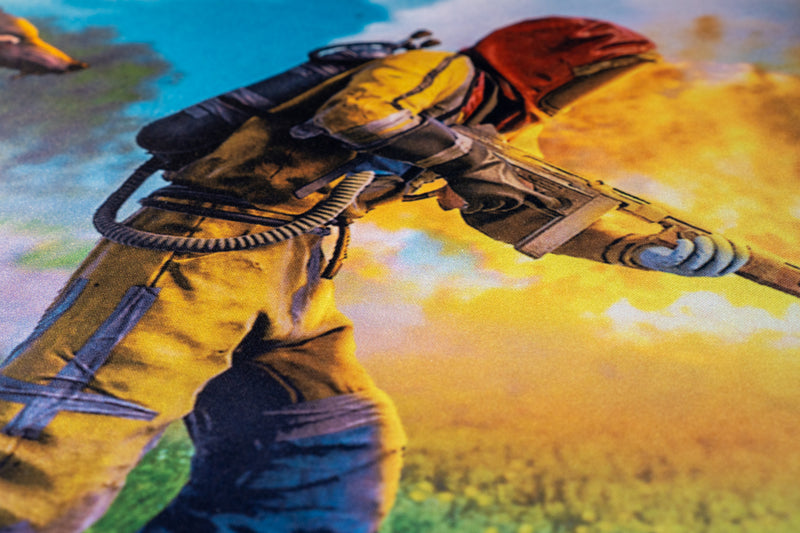 "Yexom - The Ascent of Rust" — Rust Deskmat