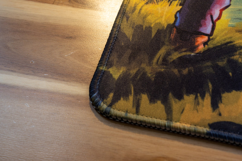 "Oil Rig" — Rust Deskmat