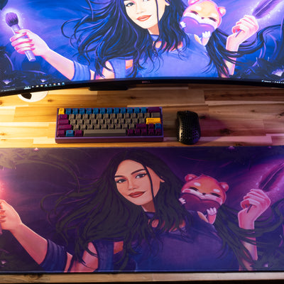 "Arlequin" Content Creator Collaboration Limited Edition XL Gaming Mouse Pad