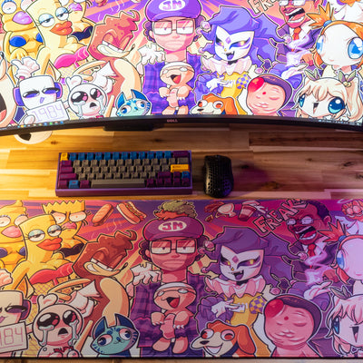 Jabroni Mike "Meme Meetup" Content Creator Collaboration Limited Edition XL Gaming Mouse Pad