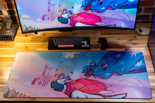 "Turtle Friend" Jorbs XL gaming deskmat — Epic Desk