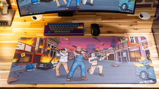 "Judd" halfpint XL gaming deskmat — Epic Desk