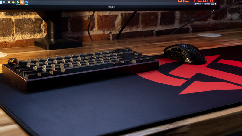 "OT" — Rust Deskmat