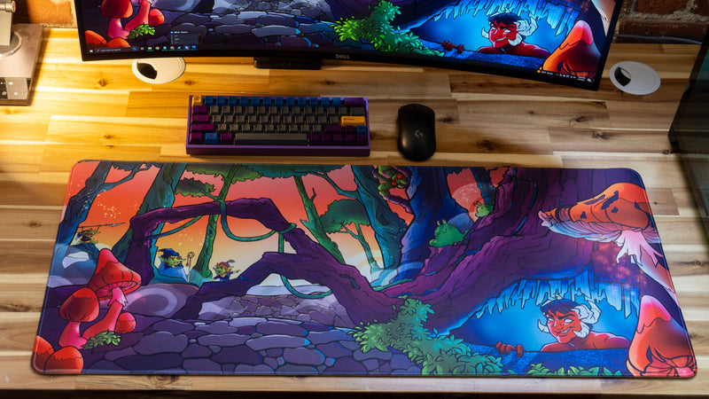 "Fiendish Forest" Baalorlord XL gaming deskmat — Epic Desk