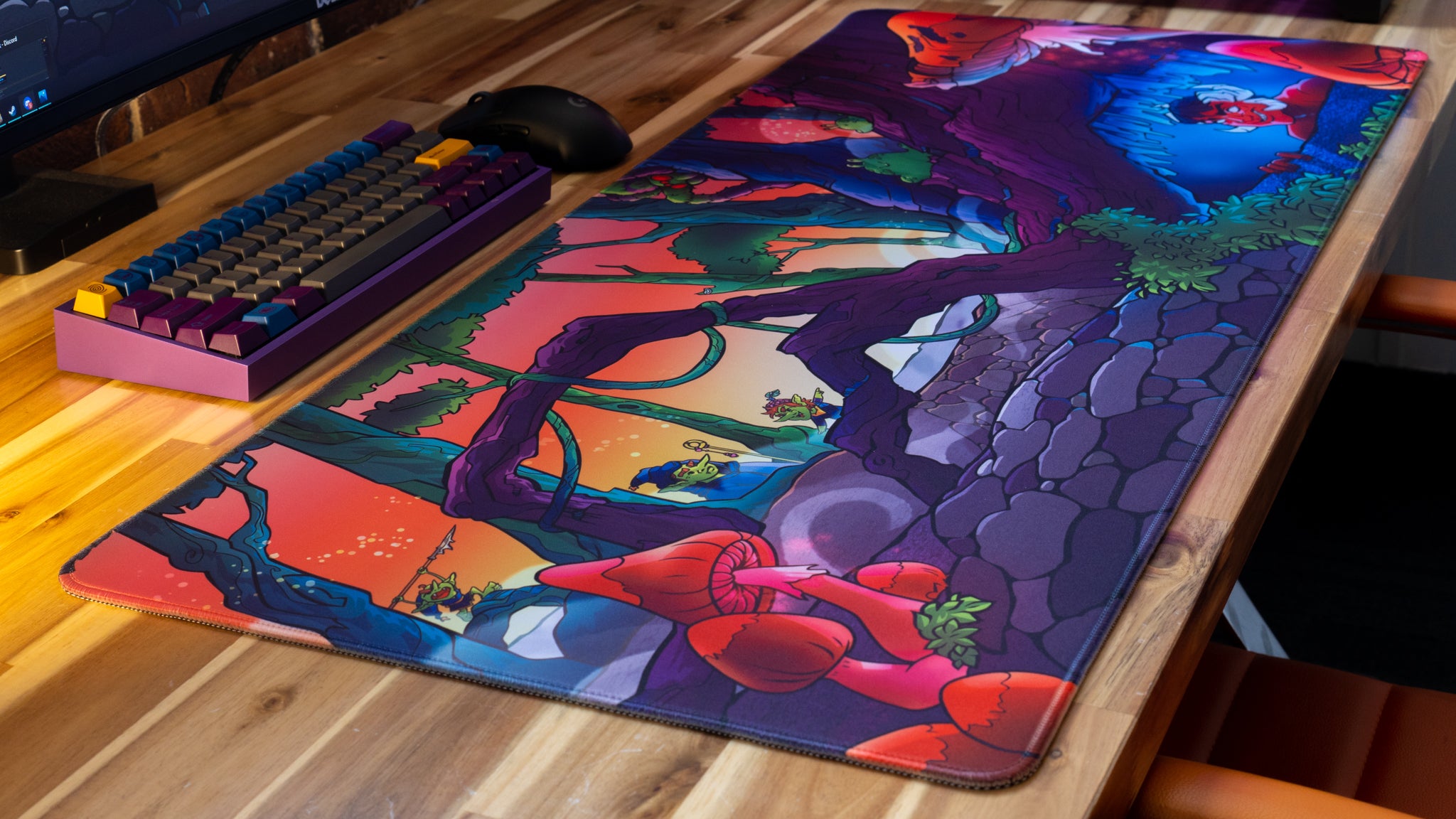 "Baalorlord - Fiendish Forest" Content Creator Collaboration Limited Edition Mouse Pad