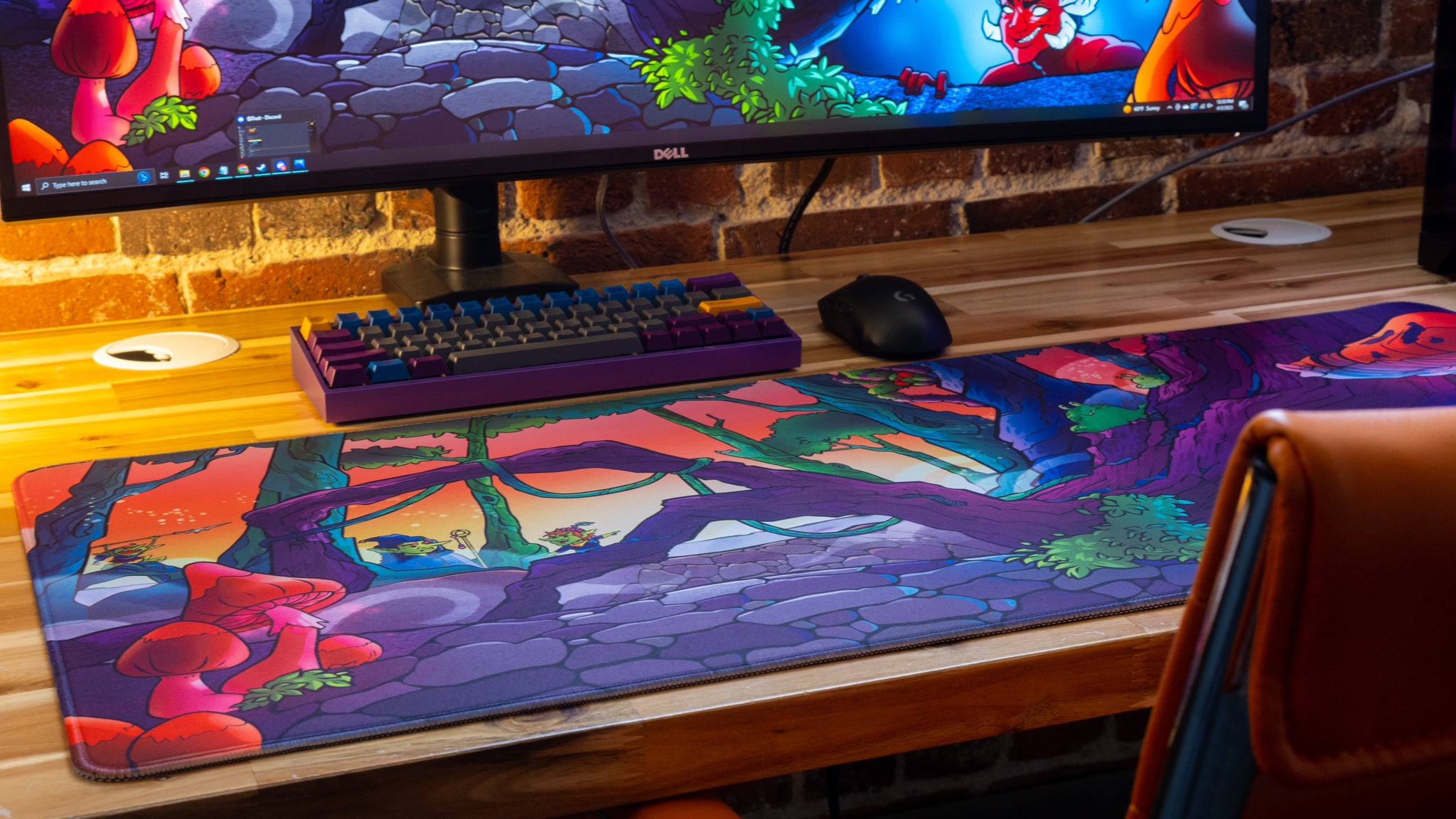 "Baalorlord - Fiendish Forest" Content Creator Collaboration Limited Edition Mouse Pad