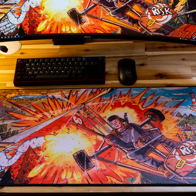 iRisk - "Fly Guy" Content Creator Collaboration Rust Limited Edition Mouse Pad