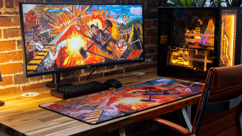 "Fly Guy" — Rust Deskmat